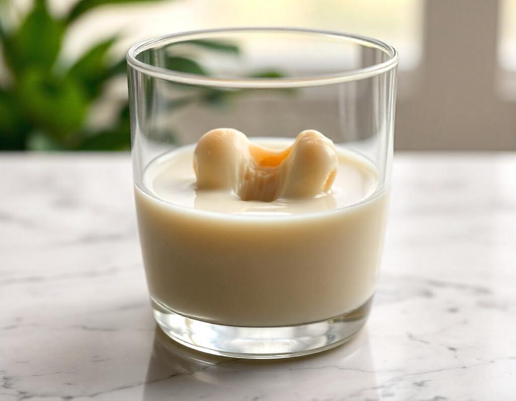 an image showing knocked-out tooth in a glass of milk - Dental Emergencies in egbeda